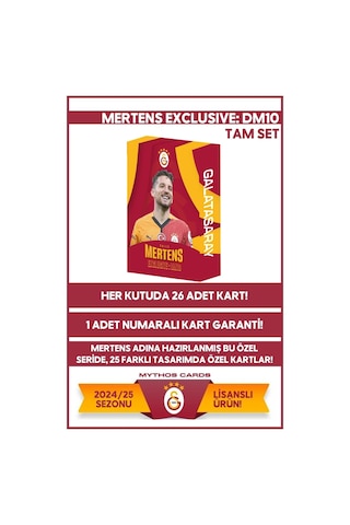 Galatasaray Dries Mertens Exclusive: Dm10 Tam Set Koleksiyon Kartları - Kutu
