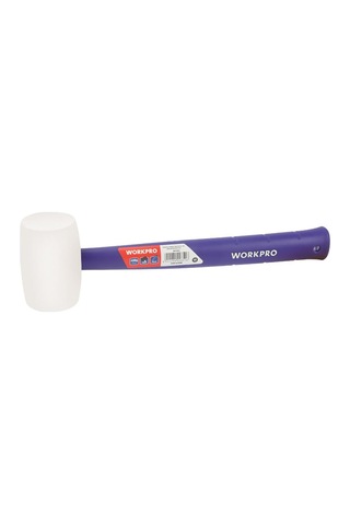 Workpro Wp241040 57mm 450gr Pvc Pp Saplı Beyaz Kauçuk Tokmak
