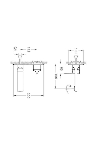 Artema Suit L Ankastre Lavabo Bataryası Altın A4248623