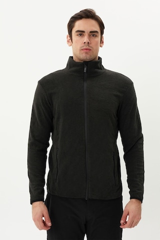 Ayessa Erkek Tam Fermuarlı Polar 2112126 Haki