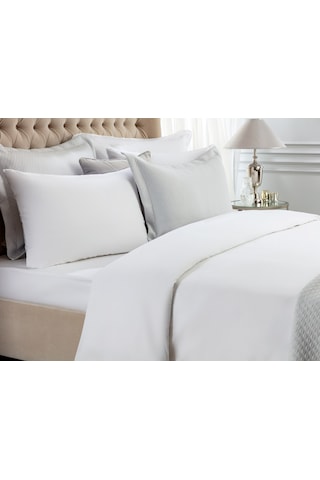 Madame Coco Daisi Tek Kişilik %100 Pamuk Ranforce Düz Nevresim - Beyaz 8684427209264 Beyaz