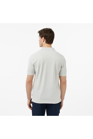 Nautica Erkek Gri Regular Fit Polo Yaka T-shirt Düz K65002t Gri