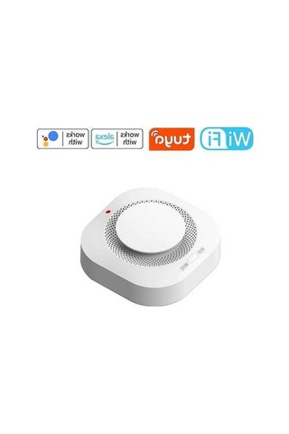 Zyzqstore Yangın Duman Beyaz Alarmı, Akıllı Ev Tuya Sensörleri, Hallow Ev Güvenlik Beyaz