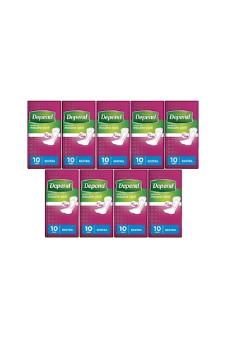 Depend Kadın Mesane Pedi Ekstra 9 x 10'lu