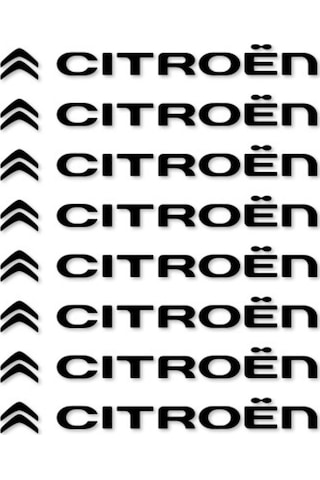 Citroen Kapı Kolu Sticker Yapıştırma 8 Adet