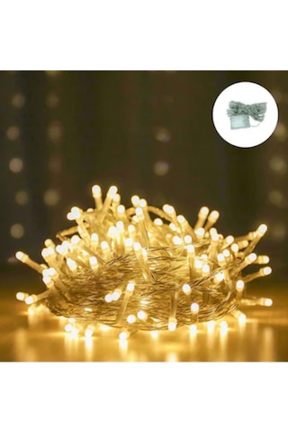 10 Mt Eklenebilir 100 Ledli Günışığı Sabit Yılbaşı Led Aydınlatma