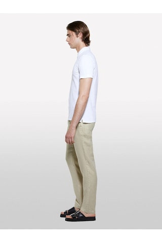 %100 Pamuk Regular Fit Polo T-shirt Erkek Beyaz Polo - 325p3089s300t Beyaz