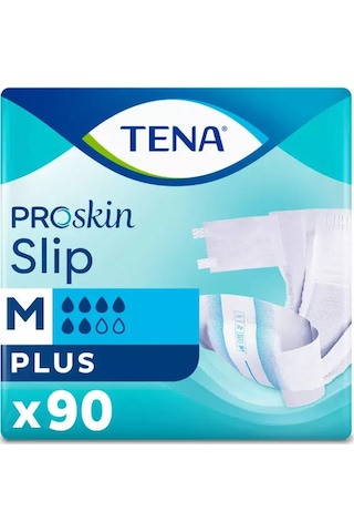 Tena Slip Proskin Plus 6 Damla Bel Bantlı Hasta Bezi M 90'lı Tena Slip Proskin Plus 6 Damla Bel Bantlı Hasta Bezi M 90'lı