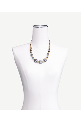 Yargıcı Ayarlanabilir Seramik Kolye 25kkbj8139x 021 Mavi