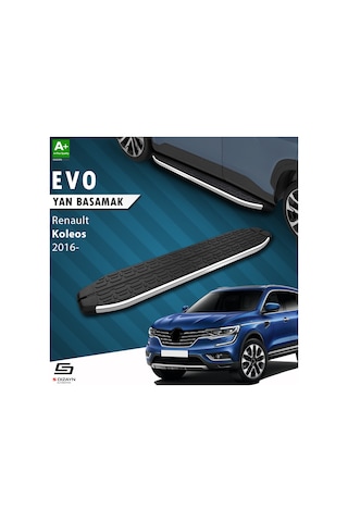 S-dizayn Renault Koleos 2 Evo Krom Yan Basamak 163 Cm 2016 Üzeri