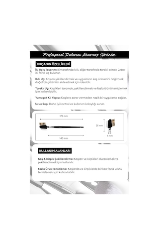 Kaş & Kirpik Fırçası Cre'ars Eyelash & Brow Brush 125