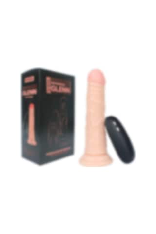 Lilitu Shop Shequ 16,5 Cm Belden Bağlamalı Testissiz Titreşimli Dildo