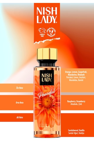 Nishlady Peaceful Body Mist Vegan Vücut Spreyi 260 ML