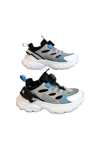 M.p One 3409 Gri Yazlık Erkek Çocuk Spor Ayakkabı Gri