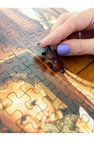 500 Parçalı - Kişiye Özel Puzzle Yapboz - 50x60cm Mdf