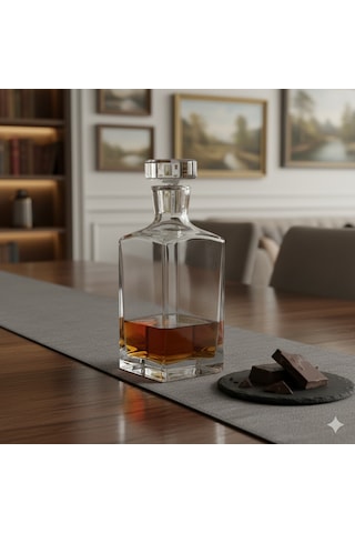 Paşabahçe 92060 Crystallin Prisma Serisi Viski Şişesi 800cc