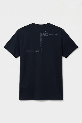 Tommy Life Lacivert Standart Fit Baskılı Kısa Kollu Erkek T-shirt - 88440