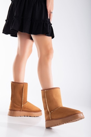 Celio Kalın Taban Ugg Leopar Taba