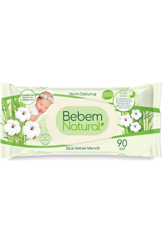 Bebem Natural Narin Dokunuş Islak Bebek Mendili 18 X 90'Lı