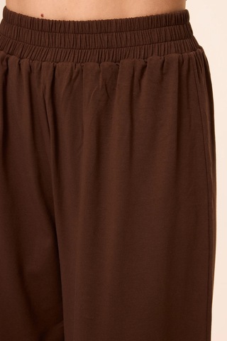 Zoor Ultra Soft Penye Modal Pantolon Kahverengi