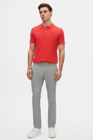 D's Damat Ds Damat Slim Fit Gri Beli Lastikli Bağcıklı Fermuarlı Likralı Rahat Jogger Pantolon 2HC03ORTJGR01 Gri