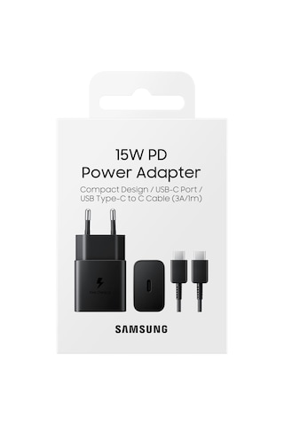 Samsung Uyumlu Hızlı Şarj Adaptörü Usb Type-c 15 Watt Ep-t1510 Veri Ka