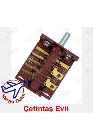 Çetintaş Evii  Uyumlu Ankastre Fırın Komütatör 6 Konumlu