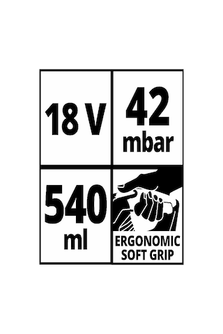 Einhell TE-VC 18 Li Akülü El Süpürgesi + 2.5 Ah Starter Kit