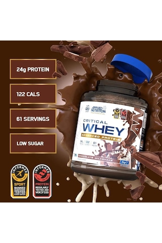 Critical Whey Protein 2kg Çikolata Aromalı Çikolata