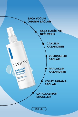 Yoğun Onarıcı Saç Bakım Spreyi 250 Ml