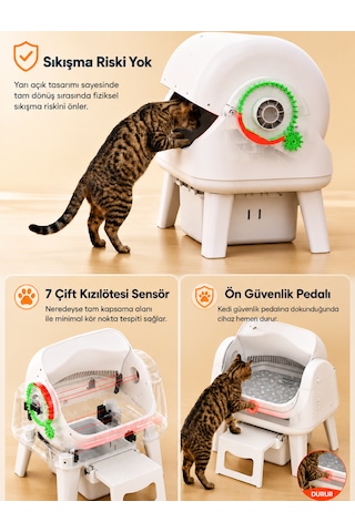 Petpivot Autoscooper As12 Lite Akıllı Otomatik Kedi Tuvaleti