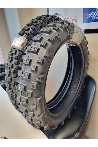 Kawasaki Klx250 Mondial X-Treme Max 460-18 Tt Ve 300-21 Tt Tubetype Lastik Set