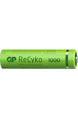 Gp Aaa 950 Mah Şarjlı İnce Kalem Pil 2'li Paket Gp100aahcemtr 2gb
