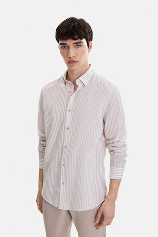 Backandbond Bej Regular Fit Modern Gömlek