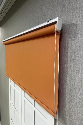 Stor Perde İthal Mat Polyester Turuncu P1470 Turuncu