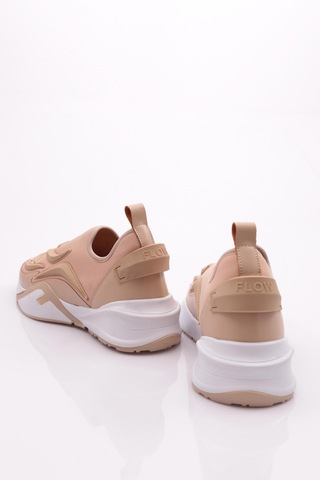 Dgn 0392 Kadin Arkasi Yazili Spor Ayakkabi 0392-2252-R11645 Bej