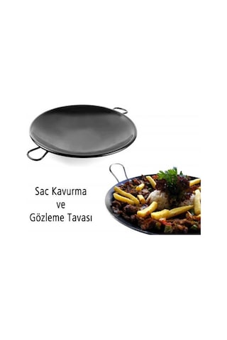 Periboia Yanmaz Yapıştırmaz Sac Kavurma Tavası Çok Renkli