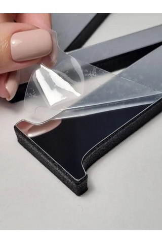 Be At Sweet Home Nika Ayna İç Mekan Duvar Çıkartması 161735206 Gümüş