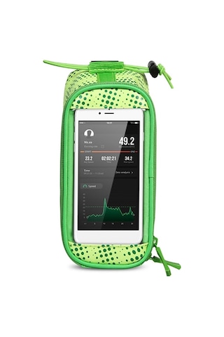 Yulong Dokunmatik Ekran Su Geçirmez Ön Çerçeve Üst Tüp Bisiklet Gri - Mavi