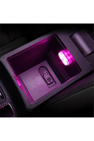 Araç Ve Dolap İçi Mor Işık Şarjlı Dokunmatik Led Lamba Işık