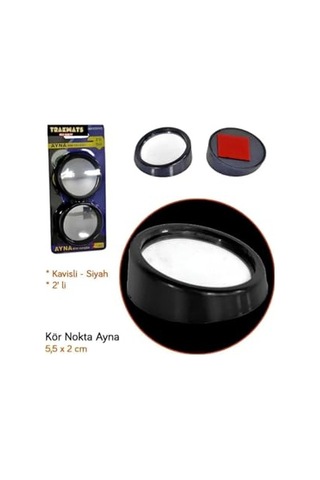 Honda City Sedan 2002-2024 Universal Oto Yuvarlak Kör Nokta Aynası - Mini Yapışma İkili Set