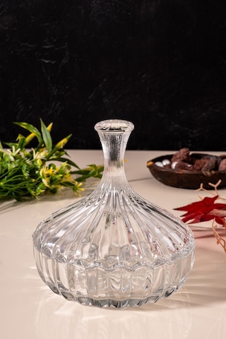 Çarşıdayız Brasilia Cam Kapaklı Şekerlik - Şık Ve Modern Tasarımlı Şeker Saklama Kabı Şeffaf