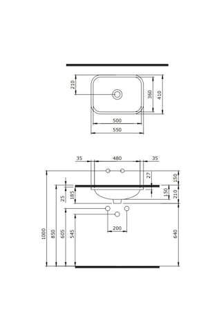 Bocchi Scala Tezgahaltı Lavabo 55 CM Mint Yeşil 1006-033-0125