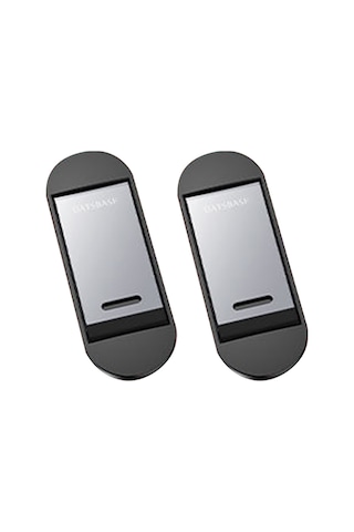 Skycity Laptop Yüksekliği Artırıcı Plastik Folding Stand - Siyah, Çiftli Paket, Masada Gizli Ayaklı Destek