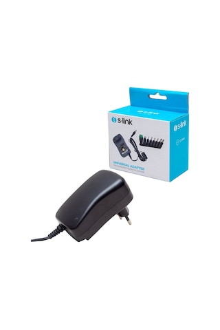 S-Link Sl-129C 3V-12V 2A Ayarlı 8 Uçlu Adaptör
