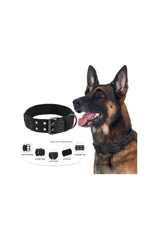 Homyl Metal Tokalı Köpek Tasması Evcil Hayvan Eğitim Yaka Siyah