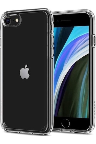 Apple Uyumlu iPhone Se 2020 Kılıf Şeffaf Silikon Hibrit Case Renksiz