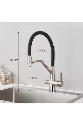 Profaucet Fleko Oynar Borulu Arıtmalı Eviye Bataryası