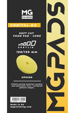 Mg Polisaj Orta Yumuşak Hare ve Hologram Pasta Süngeri 1