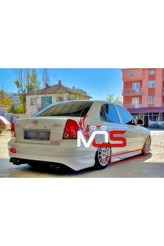 Hyundai Accent Milenyum Kasa Custom Marşpiyel Takım Fiberglass Boyasız